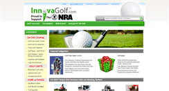 Desktop Screenshot of innovagolf.com